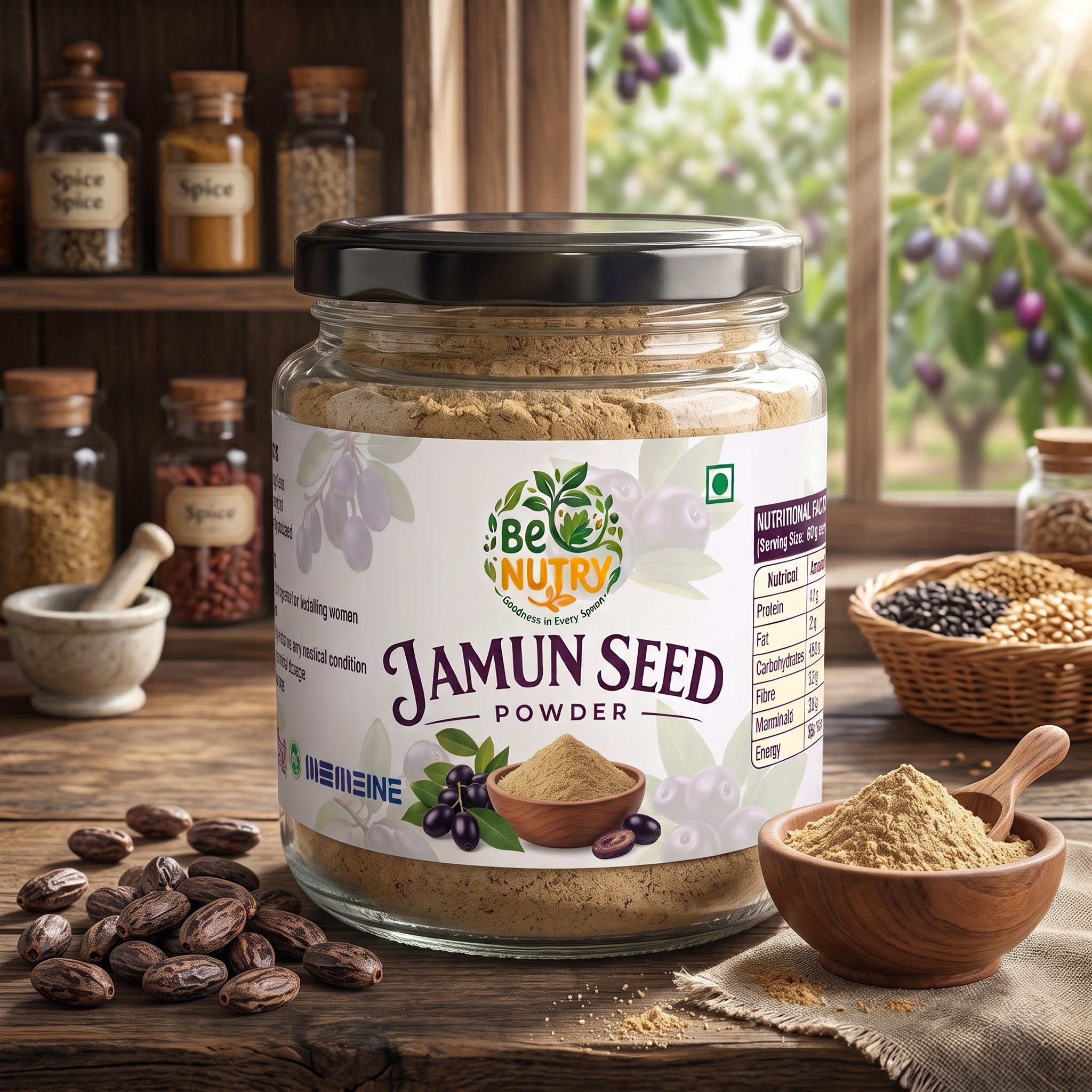 Jamun Seed Powder (Syzygium Cumini)