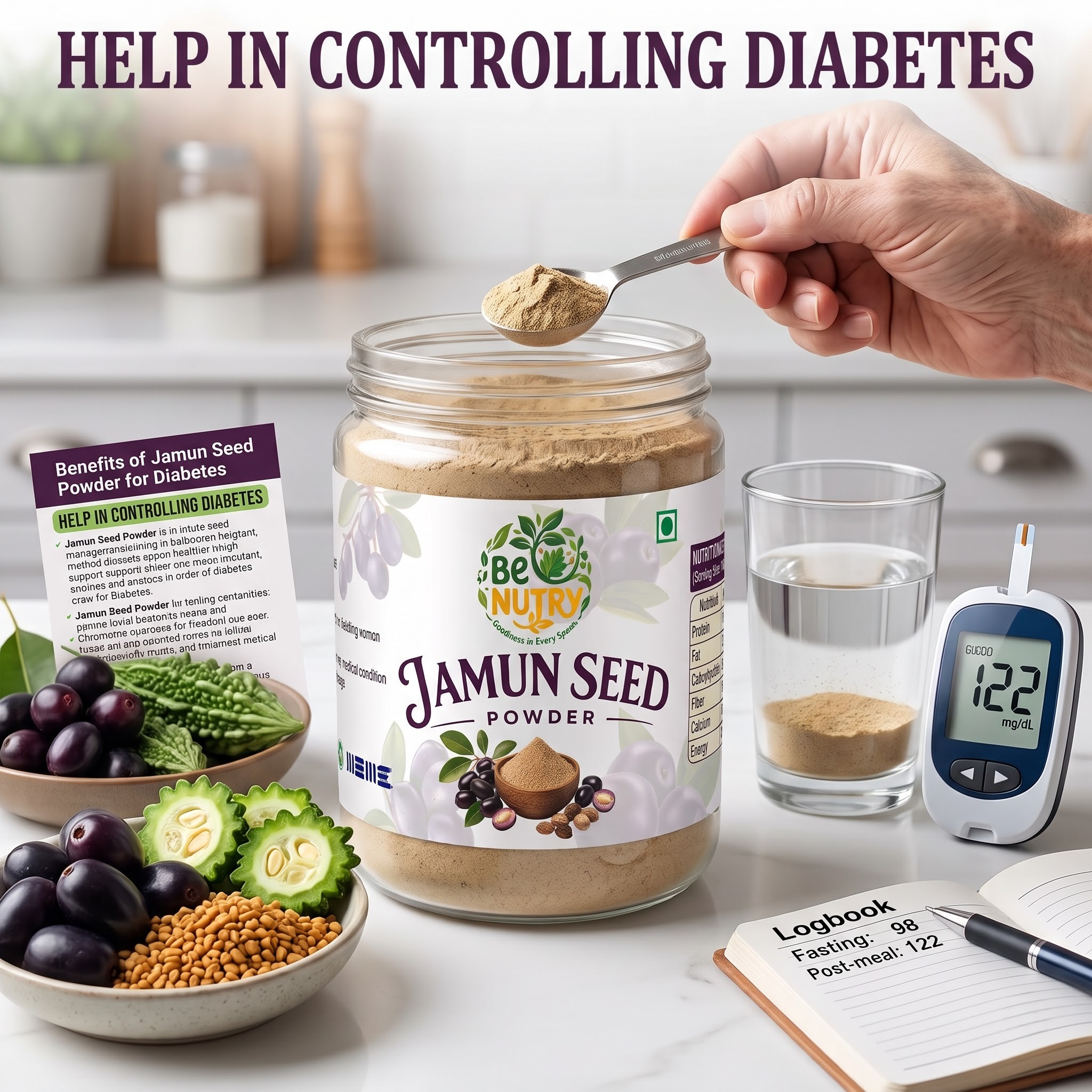 Metabolic & Blood Sugar Support Combo (Jamun + Amla + Moringa) - Image 2