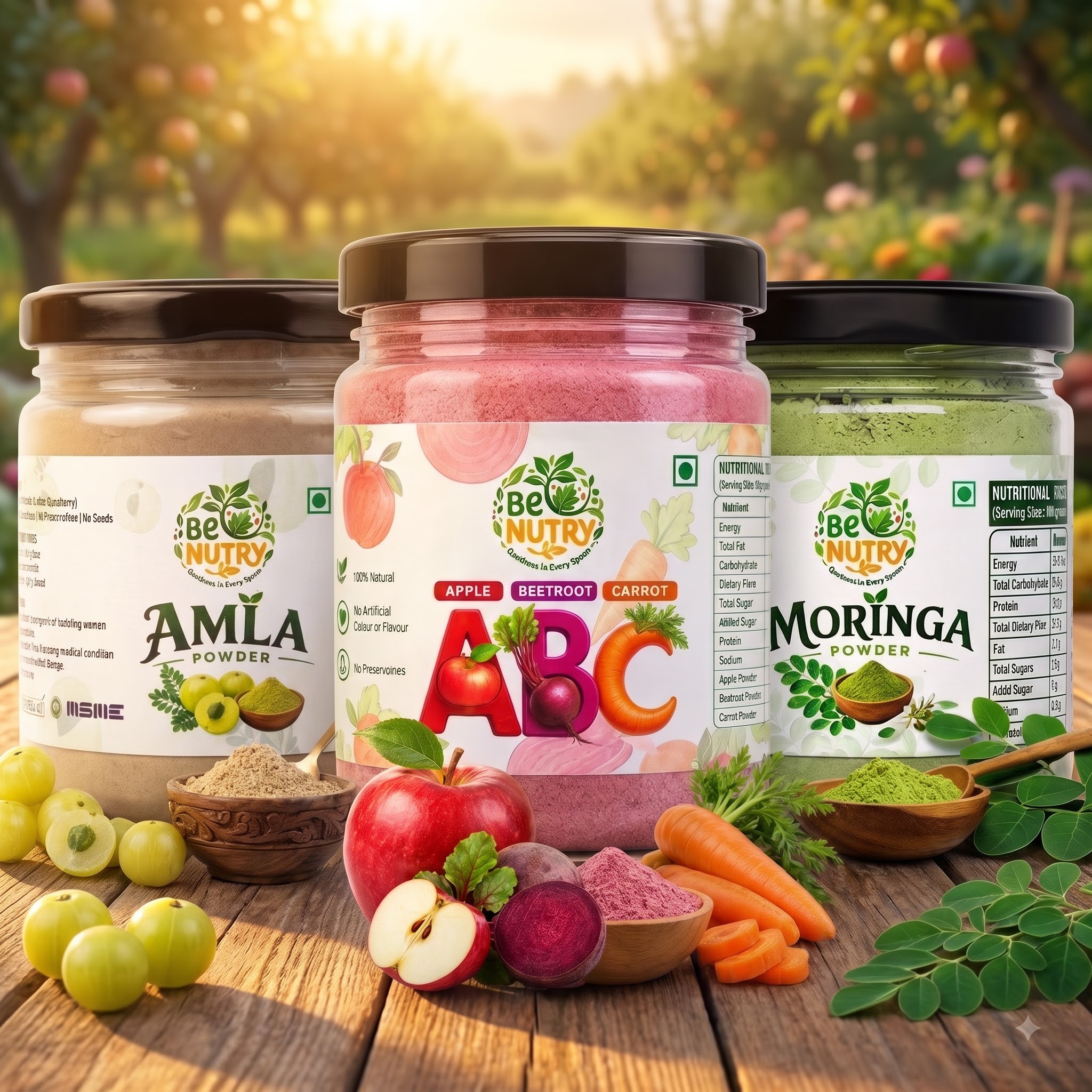 Ultimate Daily Wellness & Immunity Combo (ABC + Amla + Moringa)