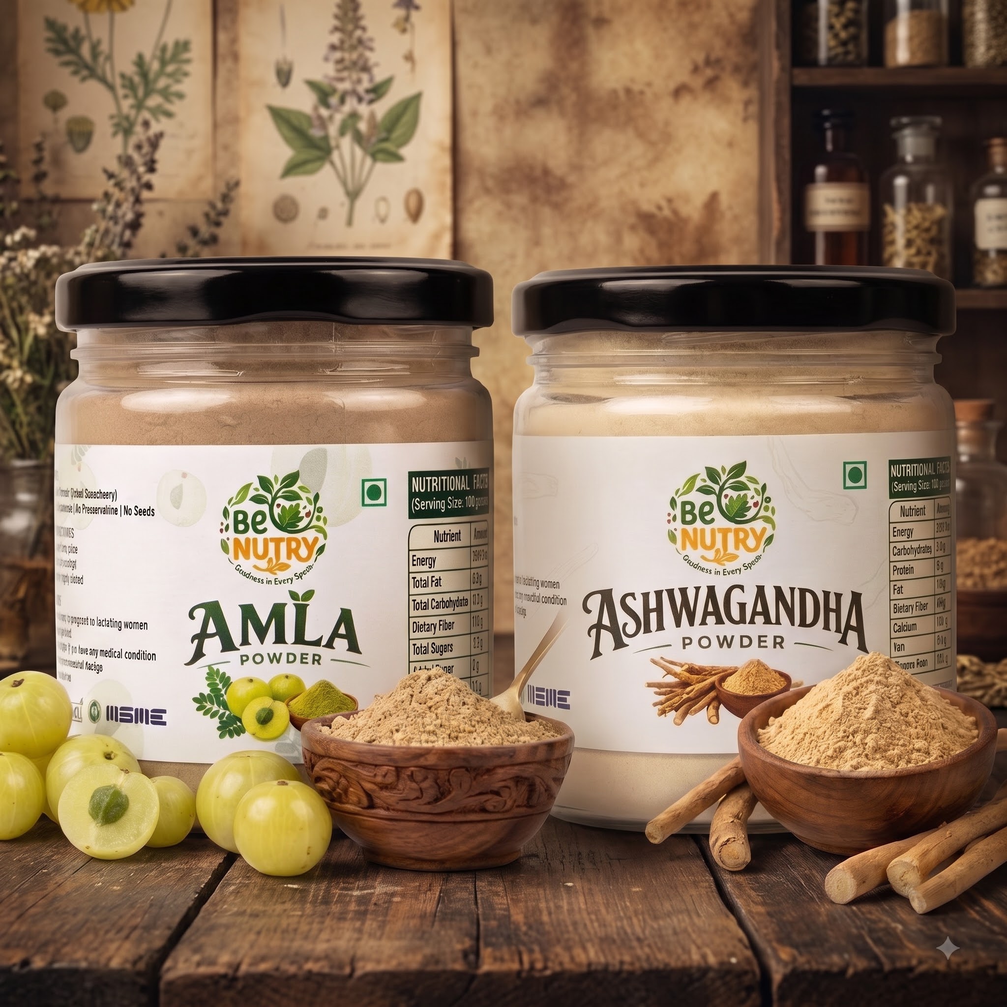 Stress Relief & Rejuvenation Combo (Ashwagandha + Amla)