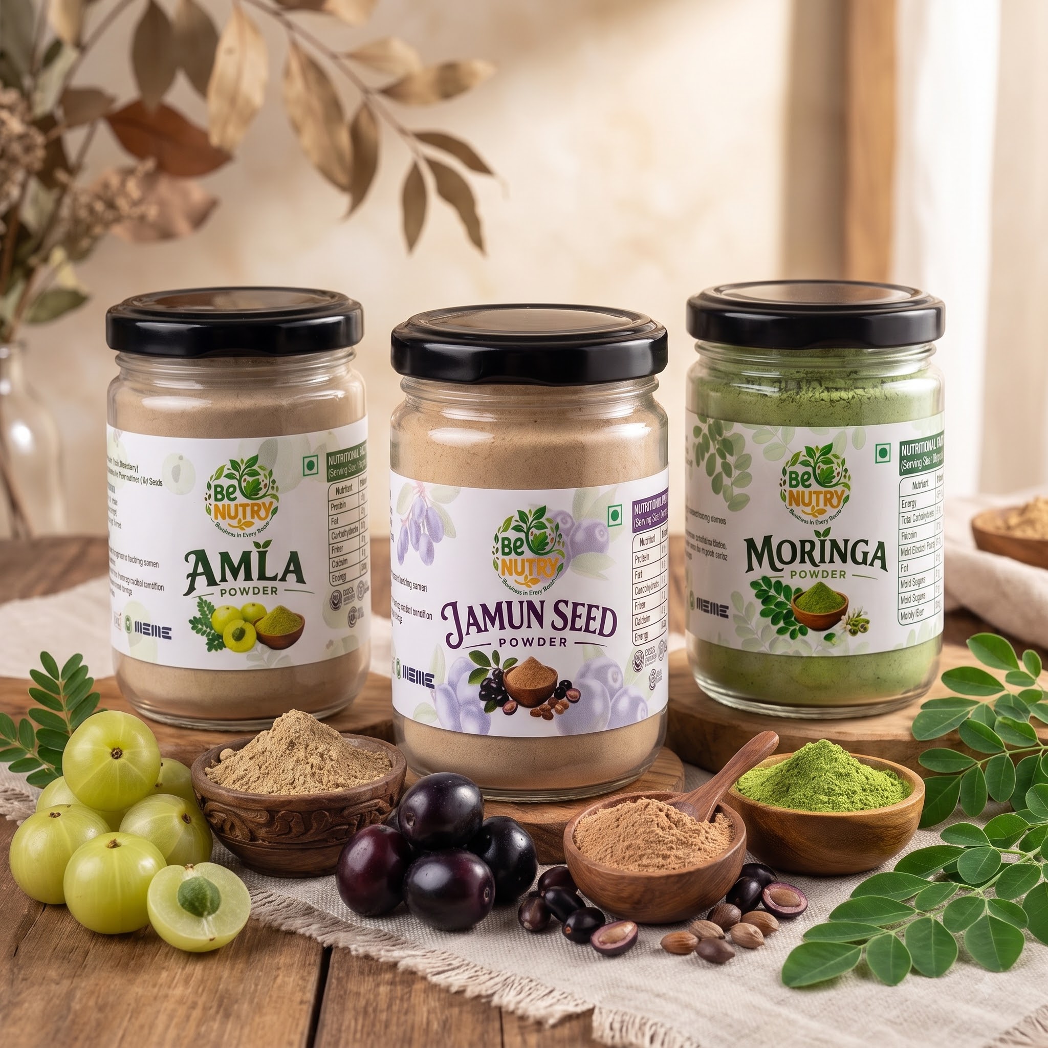 Metabolic & Blood Sugar Support Combo (Jamun + Amla + Moringa)